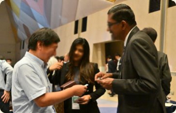 交流パーティーの様子