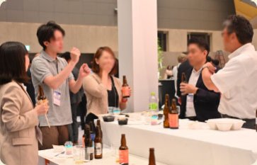 交流パーティーの様子